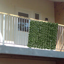 Künstliche Hecke mit realistischen Blättern, einfach zu montieren, für Außen- und Innendekoration, 1m x 3 m