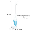 Stielstaubsauger 2 in 1 mit HEPA-Filter | 600W Saugleistung | Beutellos